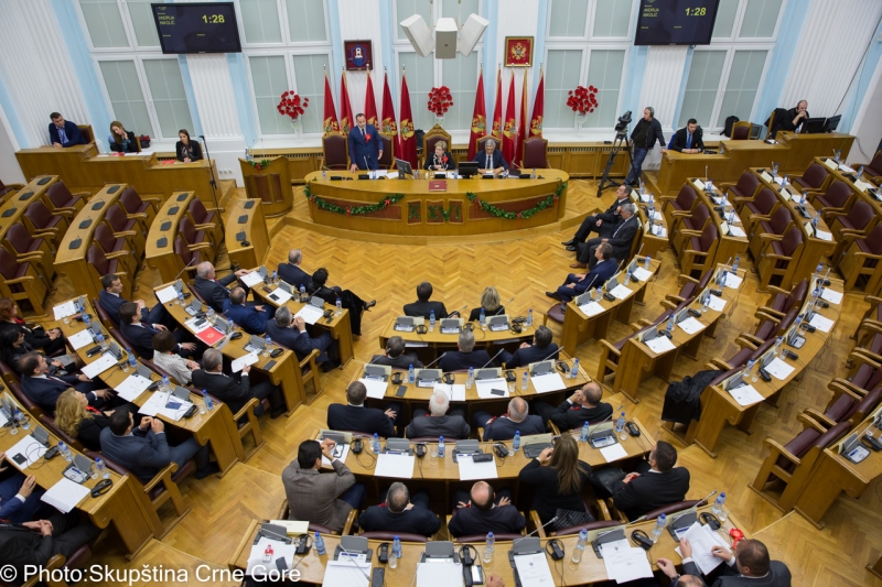 First - Constitutive Sitting of the Second Ordinary (Autumn) Session of the Parliament of Montenegro in 2016 begins