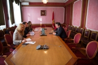 Chairperson of the Committee on International Relations and Emigrants Mr Andrija Nikolić receives Ambassador of the Republic of Albania to Montenegro H.E. Mr Ernal Filo