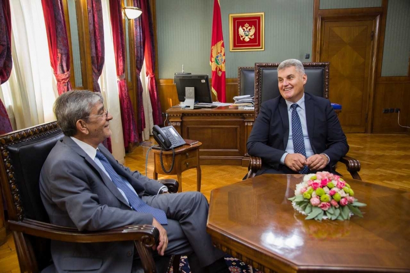 President Brajović hosts Ambassador of Greece in a farewell visit