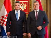 President of Parliament Brajović talks today with President of Croatia Milanović